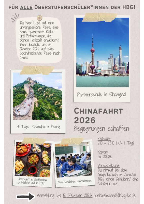 Chinafahrt
