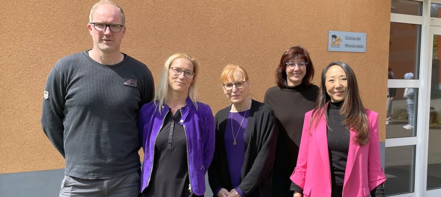 (v.l.n.r.) Timo Marcinowski, Yvonne Zoller, Ute Traunsberger, Barabara König, Michaela Kim